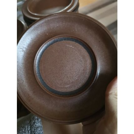 Part Tea Set Rustic Brown