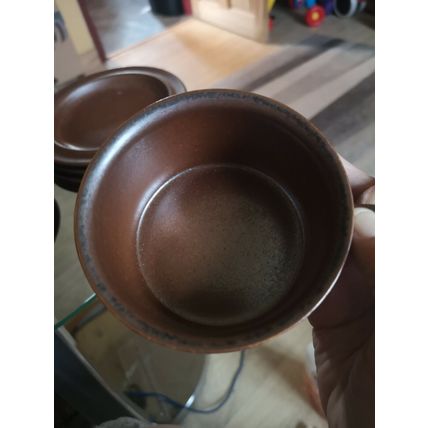 Part Tea Set Rustic Brown