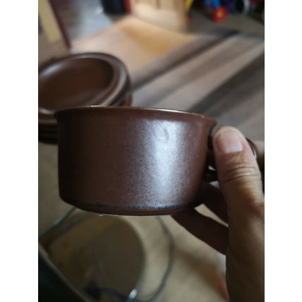 Part Tea Set Rustic Brown