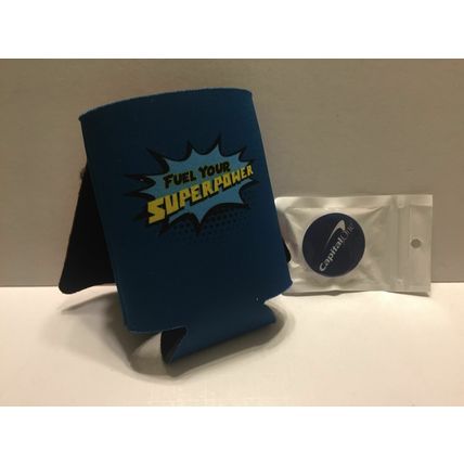 2018 Los Angeles Comic Con Koozie & Mobile Phone Stabilizer from Capital One