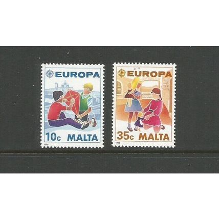 Malta 1989 Europa, Children`s Games Unmounted Mint Set SG 849 / 850