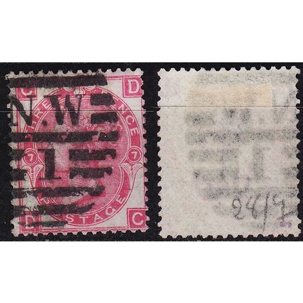 ENGLAND GREAT BRITAIN [1867] MiNr 0028 Platte 7 ( O/used ) [02]