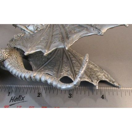 RARE 1985 DRAGON RIDER KNIGHT Stefan Tofano #7795 Pewter Dragon TSR D&D