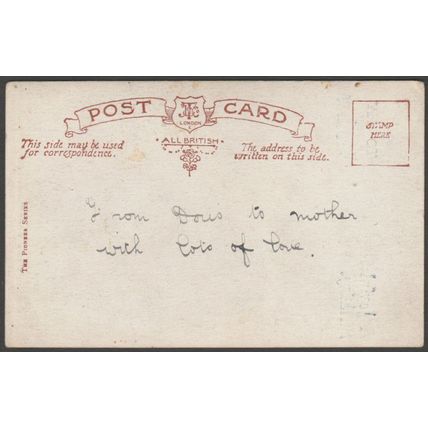 A Joyful Birthday to My Mother, c.1910 - John Thridgould Postcard