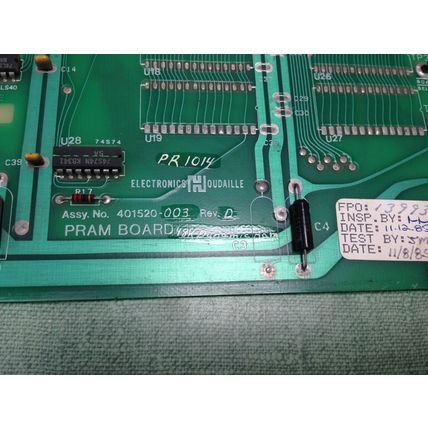 HOUDAILLE 401520-003 REV D PRAM BOARD PCBs,401519-000 STRIPPIT TURRET PRESS,FL