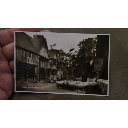 E.A Sweetman Postcard - Sheep @ Chiddingstone - Sevenoaks, Kent