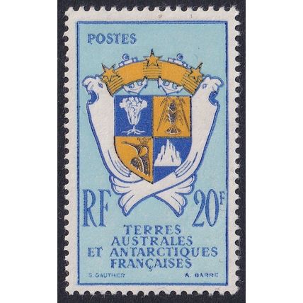 French Antarctic Territories 1956 SG 13 MM (C-219 (9))