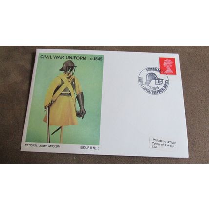 1970 GB BFPS Event Cover - British Army Museum - Civil War Uniform