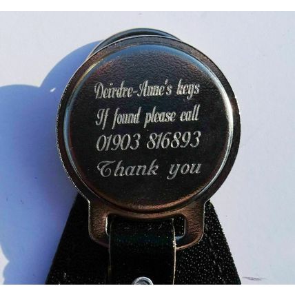 BICHON FRISE ID TAG, KEY RING TAG - HANDBAG CHARM, ZIP PULL, ENGRAVED FREE