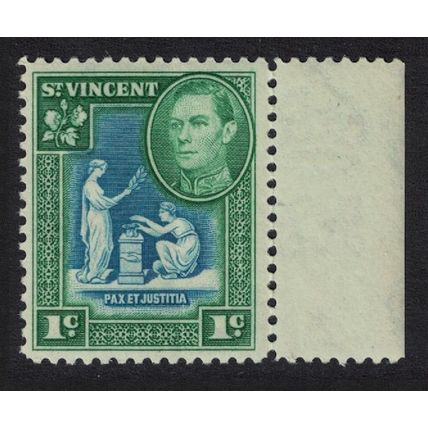 St. Vincent 'Pax et Justitia' Value in cents 1c 1949 MNH SG#164
