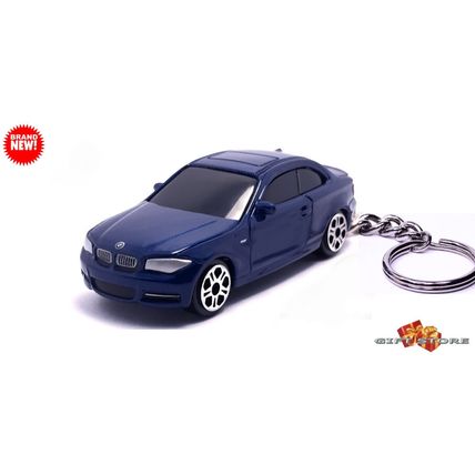 KEYCHAIN BLUE BMW 1 SERIES 120i/128i/135i CUSTOM Ltd Ed.