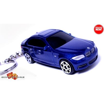 KEYCHAIN BLUE BMW 1 SERIES 120i/128i/135i CUSTOM Ltd Ed.