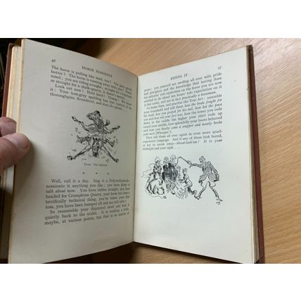 1933 "HORSE NONSENSE" EQUESTRIAN HUMOUR ILLUSTRATED HARDBACK BOOK (P3)