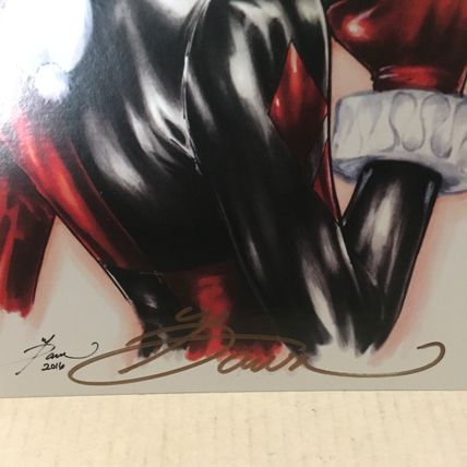 DC Comics Classic Harley Quinn 5''x7'' Mini Print Signed by Artist Dawn McTeague