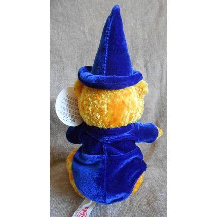 Vintage 1990s Wizard Teddy Bear Soft Plush 24cm Stuffed Toy PMS Character Co.