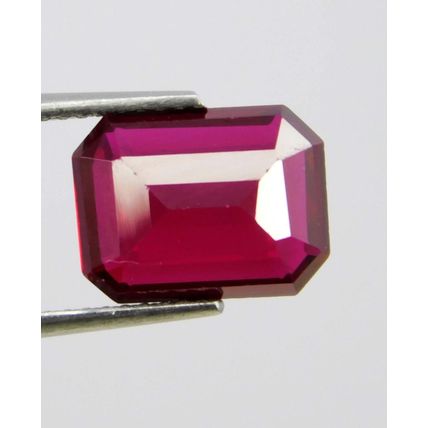 4.15 Ct Natural Pink Red Raspberry Rhodolite Garnet Emerald Gemstone