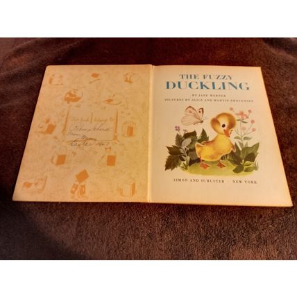 Little Golden Book The Fuzzy Duckling (A) Edition 7.0 FN/VF By Jane Werner 1949