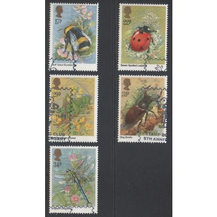 LOT#426 – GB QEII 1985, “INSECTS” STAMP SET, FINE USED ex FDI