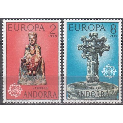 Andorra Español 1974 Michel 88 - 89 Neuf ** Cote (2008) 6.00 € Europa CEPT