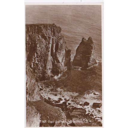 EC954 PORT ST MARY - SUGAR LOAF ROCK. R/P POSTCARD