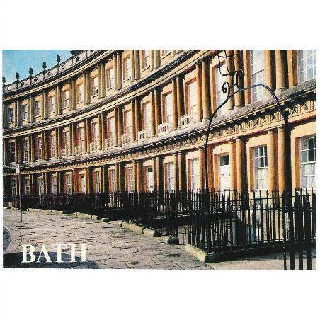 Bath, Somerset - The Circus - John Hinde postcard