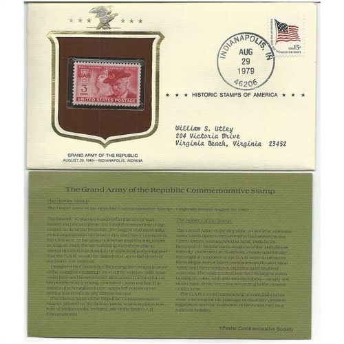 HISTORIC STAMPS OF AMERICA ' GRAND ARMY OF THE REPUBLIC ' (1979)