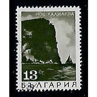 BULGARIA 1968 LANDSCAPES 13s CAPE KALIAKPA OLIVE SG 1800 FINE USED