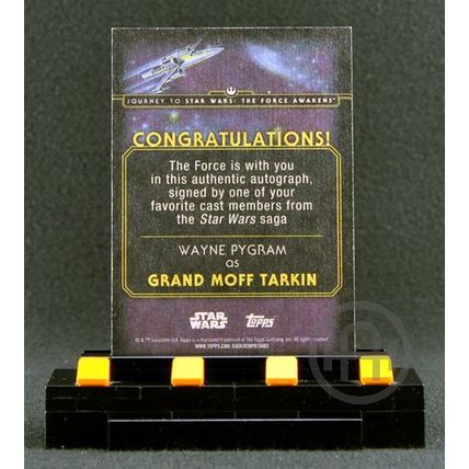 Topps Star Wars Journey The Force Awakens – Autograph – Wayne Pygram