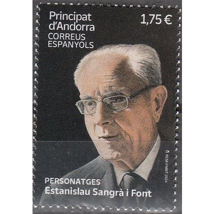 Andorra Español 2024 Estanislau Sangrà i Font Neuf **