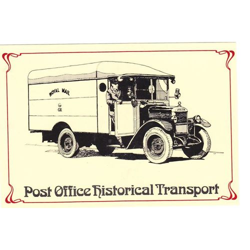 Royal Mail Morris Commercial 30cwt Van Post Office Related Postcard (PO173)
