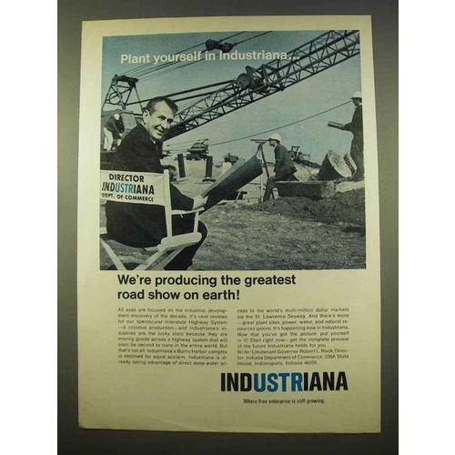 1963 Indiana Department of Commerce Ad - Road Show