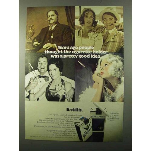 1971 Parliament Cigarettes Ad - Years Ago