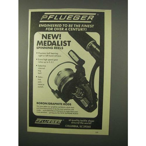 1981 Pflueger Medalist 1626Z Reel Ad - Be the Finest