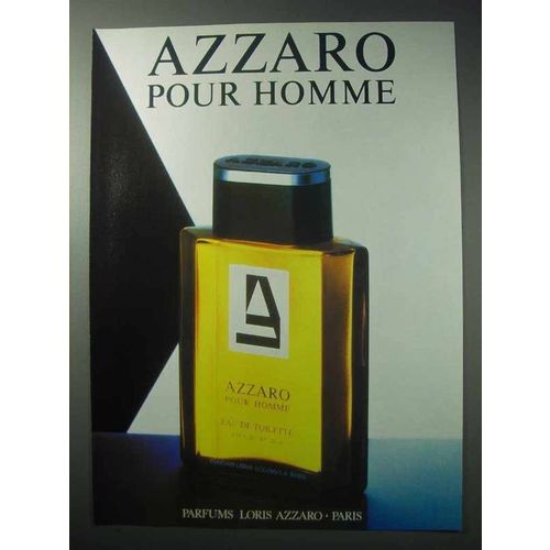 1986 Azzaro Pour Homme Cologne Ad
