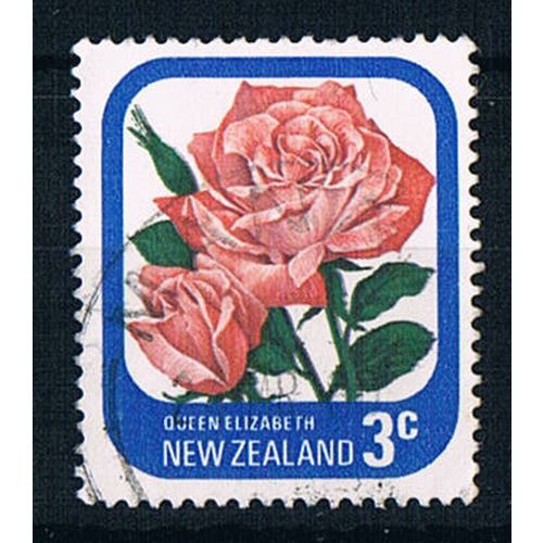 New Zealand 1975 SG1088 Garden Roses 3c Used Stamp