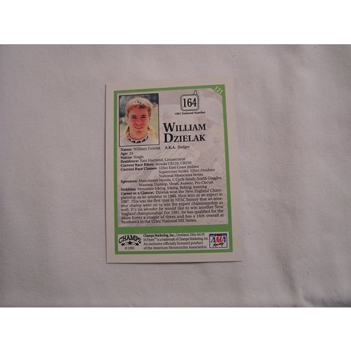 William Dzielak 1991 Champs Hi Flyers Motocross NO. 121