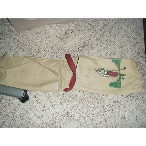 Canvas Holder/Carrier With Handle to Carry Golf Shoes