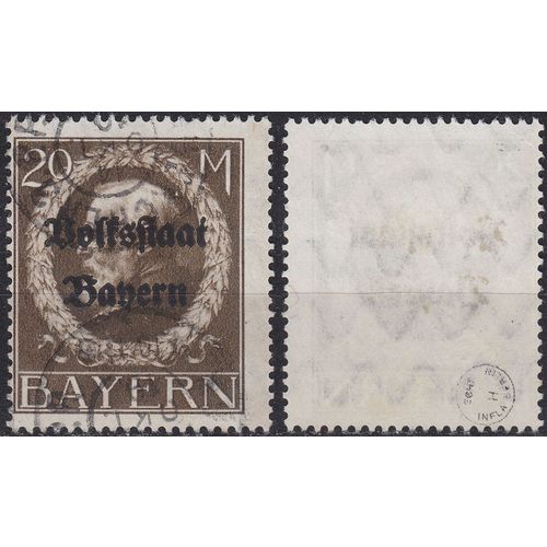 GERMANY Bayern Bavaria [1919] MiNr 0133 II A ( O/used )