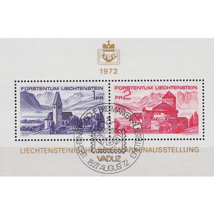 LIECHTENSTEIN [1972] MiNr 0565-66 Block 9 ( O/used )