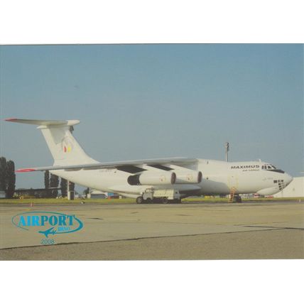 Maximus Air Cargo Ilyushin IL76 TD Civil Aviation Postcard (A18827)