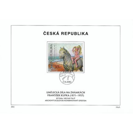 Czech Republic Mi 747/8 (CS): Joi de Vivre (František Kupka (1871-1957))