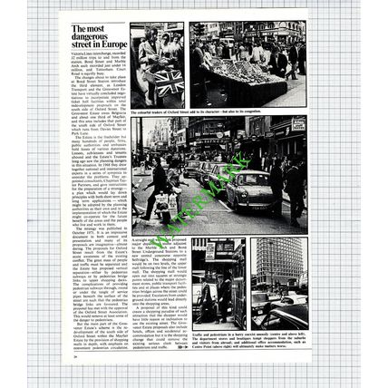 Oxford Street London - 1972 Article