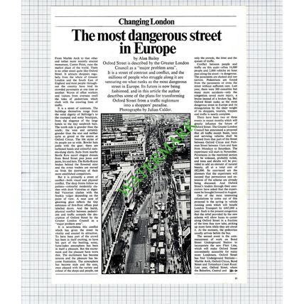 Oxford Street London - 1972 Article