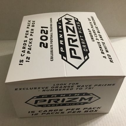 NEW 2021 Panini NFL Prizm Draft Picks Football Trading Cards - 12 Packs