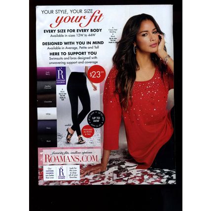 ROAMAN'S Plus-Size Women's Fashion & Accessories CATALOG Holiday 2022 NEW