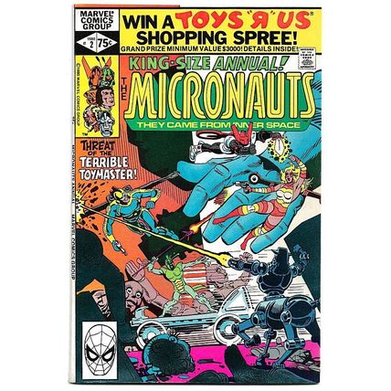 Micronauts Annual #2 (1980) *Marvel Comics / Biotron / Toymaster / Steve Ditko*
