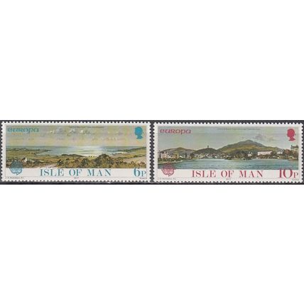 Man 1977 Michel 95 - 96 Neuf ** Cote (2008) 1.00 Euro Europa CEPT Paysages