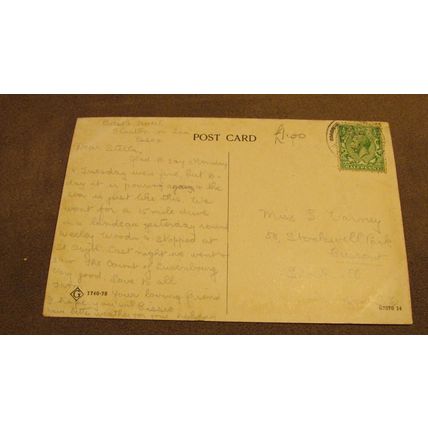 Early Fr Postcard - Rough Sea / Storm, Clacton on sea - Essex