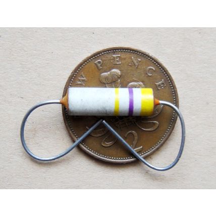 470KΩ Carbon Ceramic Erie 1 Watt Resistors x3. New Old Stock. For Valve Amp
