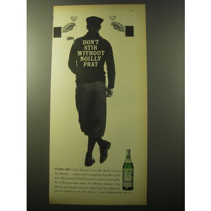 1960 Noilly Prat Vermouth Advertisement